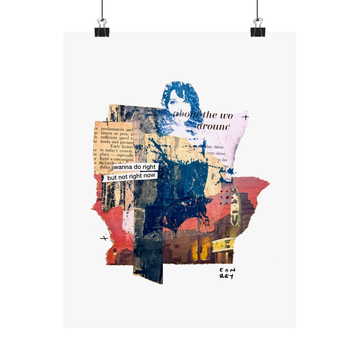 "I Wanna Do Right" Art Print
