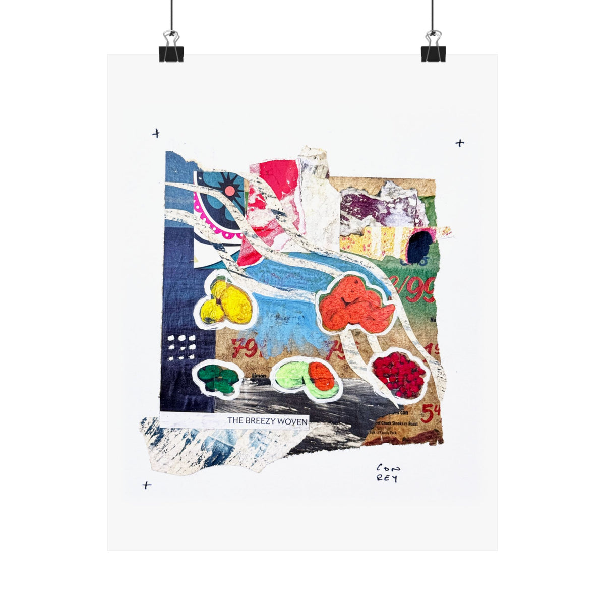 "The Breezy Woven" Art Print